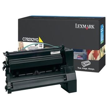 Lexmark C782X2YG Original Yellow Extra High Yield Toner Cartridge