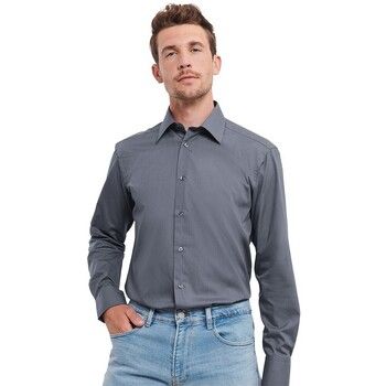 Russell Collection Camisa manga larga J924M para hombre