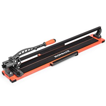 Costway Cortador de Azulejos Manual para Porcelana Cerámica Largo 90cm Espesor 14mm Cortador de Azulejos con Rueda de Corte 110 x 25 x 18 cm