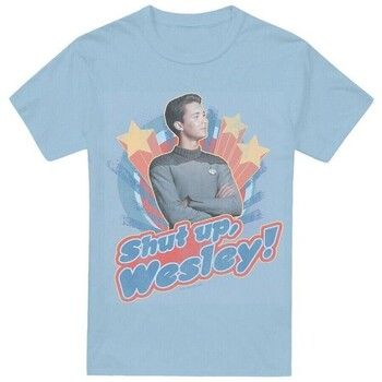Star Trek Camiseta Shut Up Wesley para hombre
