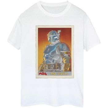 Disney Camiseta manga larga The Mandalorian para mujer