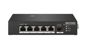 Hikvision DS-3T0306HP switch No administrado Fast Ethernet (10/100) Energía sobre Ethernet (PoE) Negro