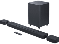 barra de sonido - jbl bar 1000 bluetooth subwoofer inalambrico 880 w altavoces envolventes desmontables wifi integrado canales 714 negro