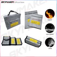 bolsa de seguridad para bateria lipo impermeable ignifuga alta calidad protector seguro rc saco de carga para bateria lipo dron de carreras piezas de modelo rc