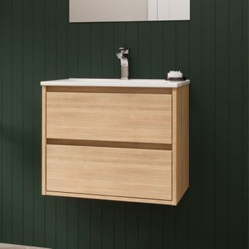 Mueble De Lavabo Suspendido Sado - 60 Cm De Ancho Hera