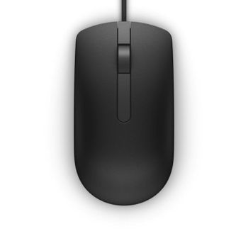 Ratón Dell MS116 con cable 1000 DPI negro ambidiestro básico