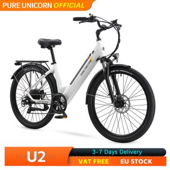 Bicicletas eléctricas PURE UNICORN U2 48V 750W, 45 km/h, Ebike para adultos, 12,8 Ah, E Bike para mujer, envío gratuito, bicicleta eléctrica barata para ciudad y carretera