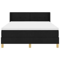 cama tapizada 193x140x88 cm  - negro