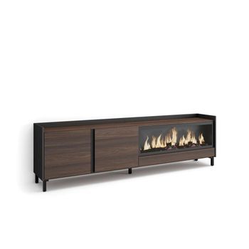 Mueble Tv Mollina-01 Con Chimenea Eléctrica Xxl Para Salón