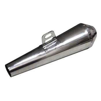Silenciador de escape Mass Cafe Racer inox