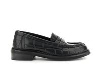mocasines de piel grabado coco black 39