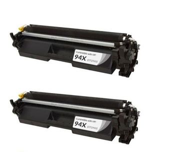 Pack 2 Toner Compatibles CF294X 94X para HP LASERJET PRO M118 MFP M140 M148 - Alta Capacidad