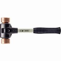 halder simplex maza de cobre con carcasa de hierro maleable reforzado y mango de fibra de vidrio - d30 mm - 3704030