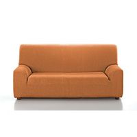 funda de sofa elastica duo 3 plazas  una de 2 plazas naranja - jara casa textil