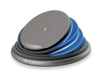 CARGADOR INHALAMBRICO CONCEPTRONIC GORGON02G QI 10W SOPORTE PLEGABLE DE SILICIO COLOR GRIS