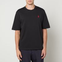 ami de coeur logo organic cotton-jersey t-shirt - xs