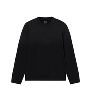 ax armani exchange para hombre xm001767af20169uc001 sudadera logo bordado negro xs casual algodon manga corta