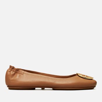Tory Burch Women's Minnie Leather Ballet Flats - UK 5.5