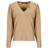 karl lagerfeld jersey light v-neck knit sweater para mujer