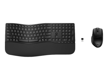 Pack Teclado + Ratón - HP Combo 680, Inalámbrico, Teclas programables, Multidispositivo, Bluetooth, Negro
