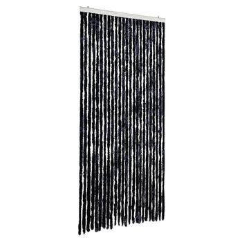 Cortina Mosquitera De Chenilla Gris Antracita 100x220 Cm Vidaxl