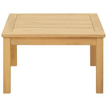 Mesa De Jardín | Mesa De Café Acacia Clara 60 X 60 X 36 Cm