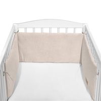 cotton color chichonera para cuna 180x30 velour algodon