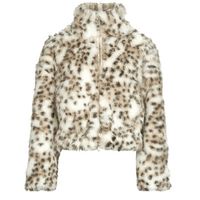 only abrigo onljanis life faux fur leo para mujer