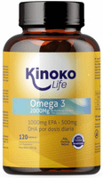 kinoko life omega 3 2000 mg epa y dha 120 capsulas