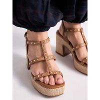 befree sandalias sandalias tacon alto lia-3820 para mujer