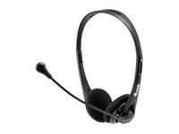 headset equip life conexion jack 35mm microfono flexible control de volumen y mute color negro