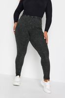 yours leggings negros canale efecto lavado mujer curvy y tallas grandes yours