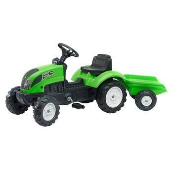 Tractor Correpasillos Con Pedales Country Farmer Verde Falk