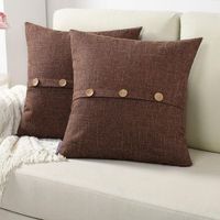 envolturas de almohada cuadrada de granja vintage