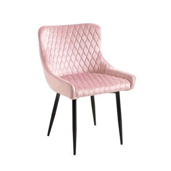 Silla Sanda Terciopelo De Terciopelo 88*52*40 Cm - Rosa
