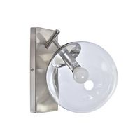 lampara aplique metal cristal 20x25x27 bola