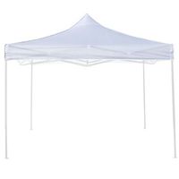 cubierta de techo impermeable blanca de 3 x 3 pulgadas para reemplazo de gazebo plegable