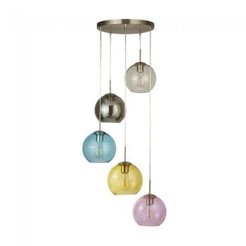 Lámpara colgante mardi gras (5 luces)