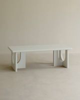 mesa de centro de microcemento 120x50cm