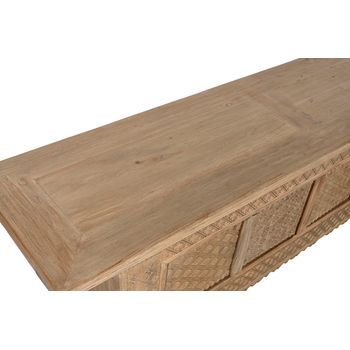 Mueble Tv Olmo Macizo 180x44x60 45,00 Tallado