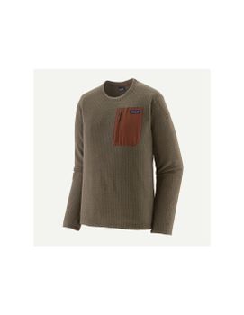 Sudadera Patagonia R1 Air Crew Hombre Marlow Brown