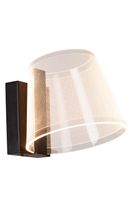 lampara de pared de acrilico con 1 led integrado transparente