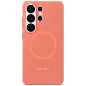 Funda para móvil Samsung EF-ES948COEGWW Magnética Silicona Rojo Coral MagSafe para Galaxy S26 Ultra
