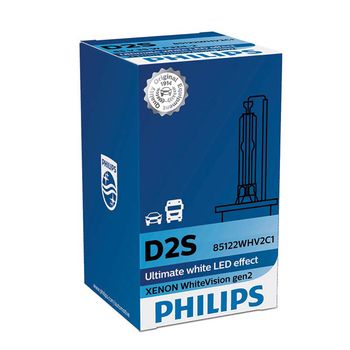 White Vision D2S Xenon Bulb (6000k) - Single Pack