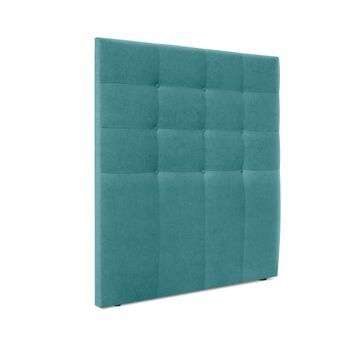 Cabecero De Tela Aqualine Capitoné Hasta El Suelo 105x120cm Camas 105 - Turquesa