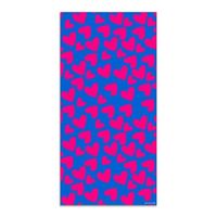 alfombra vinilica corazones 200x250cm agatha estampados rosas azules