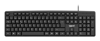 iggual Teclado USB estándar CK-STANDARD-105T negro