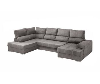 Mega sofa cama chaise longue rinconera italia 345cm