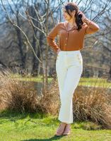 celeste jeans ondine para mujer
