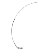 lampara de pie aluminio hierro y pvc  184 cm